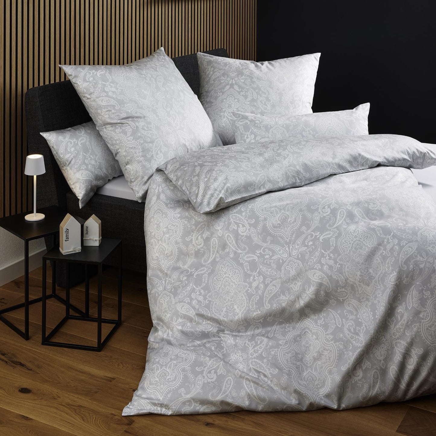 Janine Interlock Jersey Bettwäsche Carmen 55108-08 Ornamente 135x200