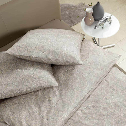 Estella Interlock Jersey Bettwäsche 6022-845 Paisley Mocca 135x200