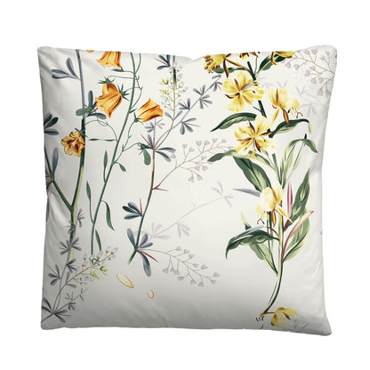 Biberna Mako Satin Bettwäsche 0616321-569 Blumen perlmutt 135x200