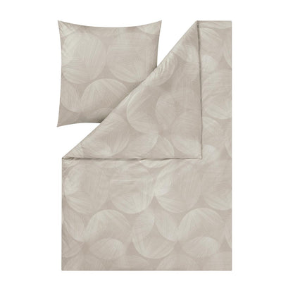 Estella Interlock Jersey Bettwäsche Dora 6220-230 natur Kreise 135x200