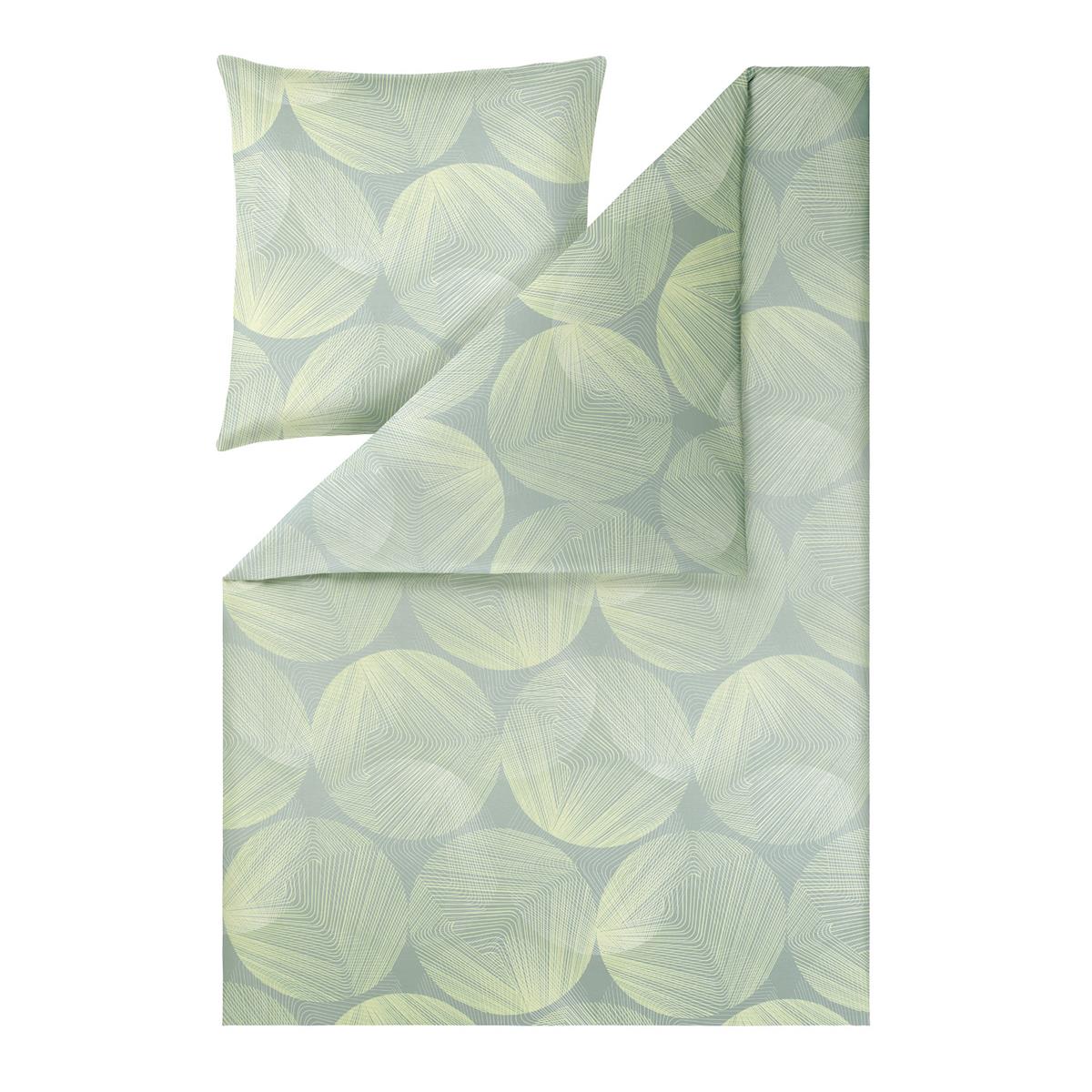Estella Interlock Jersey Bettwäsche Dora 6220-585 achat Kreise 135x200