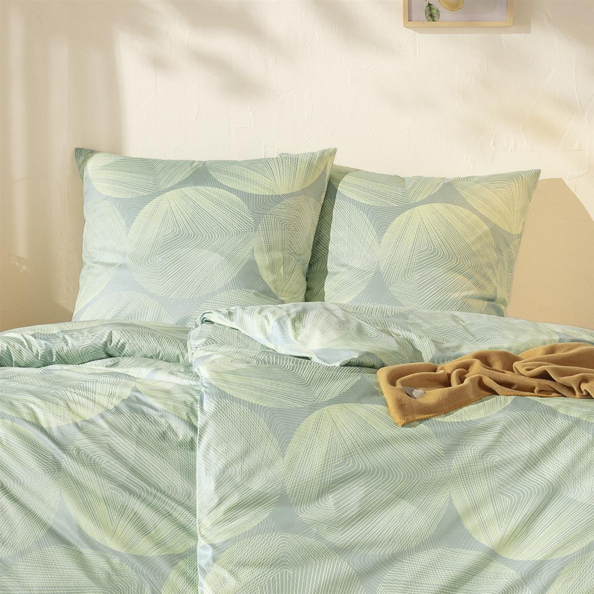 Estella Interlock Jersey Bettwäsche Dora 6220-585 achat Kreise 135x200