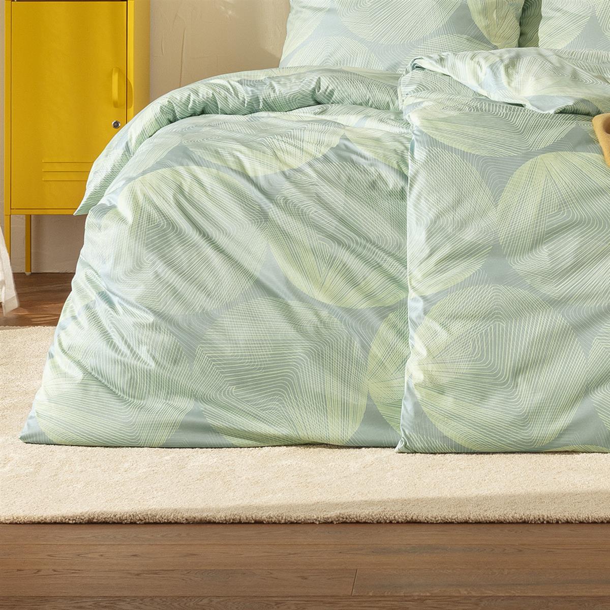 Estella Interlock Jersey Bettwäsche Dora 6220-585 achat Kreise 135x200