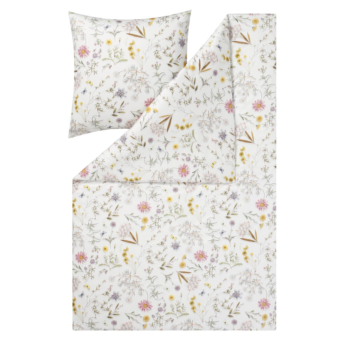 Estella Interlock Jersey Bettwäsche Marica 6254-985 Blumen 135x200