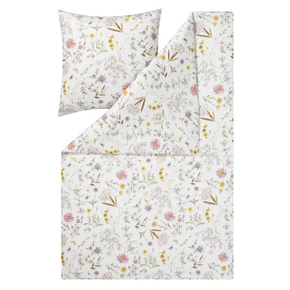 Estella Interlock Jersey Bettwäsche Marica 6254-985 Blumen 135x200