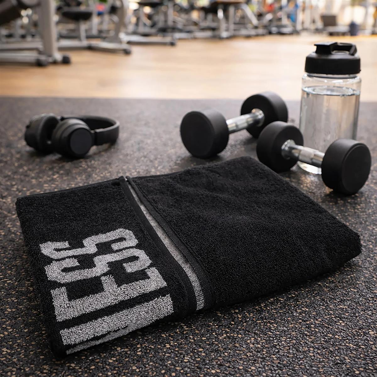 Cawö Fitness & Gym Handtuch 6289 Farbe 77 metal Fitness 50x130