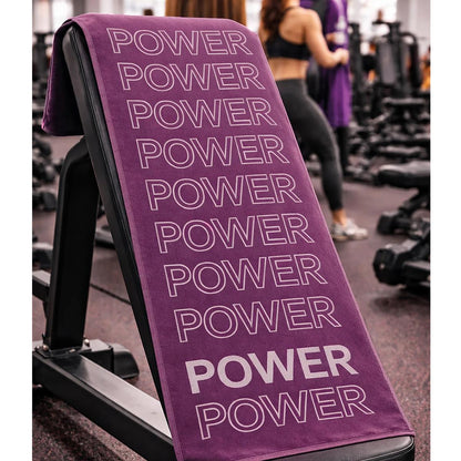 Cawö Fitness & Gym Handtuch 6293 Farbe 88 purple Power 50x130