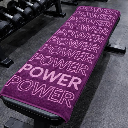 Cawö Fitness & Gym Handtuch 6293 Farbe 88 purple Power 50x130