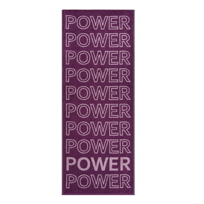 Cawö Fitness & Gym Handtuch 6293 Farbe 88 purple Power 50x130