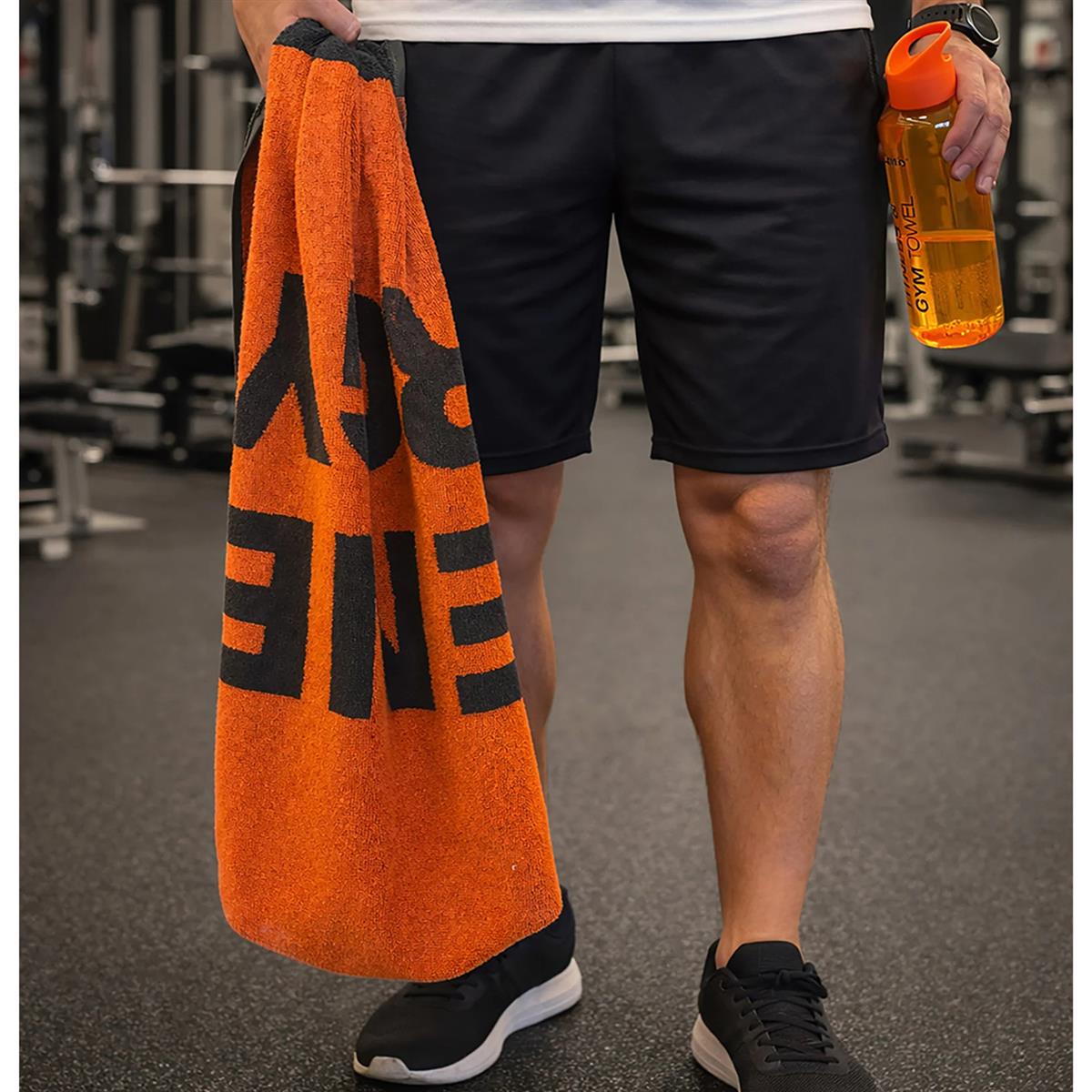 Cawö Fitness & Gym Handtuch 6294 Farbe 27 orange Energy 50x130