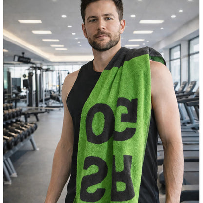 Cawö Fitness & Gym Handtuch 6295 Farbe 47 lime Strong 50x130