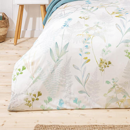 Estella Interlock Jersey Bettwäsche Visby 6295-520 Blumen Mint 135x200