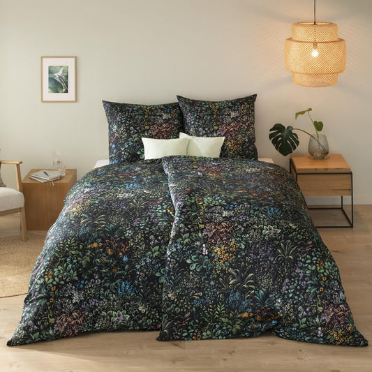 Estella Interlock Jersey Bettwäsche Johanna 6332-900 Blumen 135x200