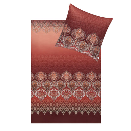 Estella Interlock Jersey Bettwäsche Sophia 6347-420 Burgund 135x200