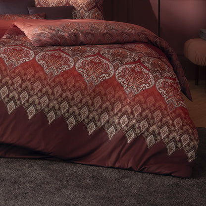 Estella Interlock Jersey Bettwäsche Sophia 6347-420 Burgund 135x200