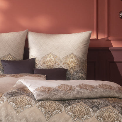 Estella Interlock Jersey Bettwäsche Sophia 6347-800 Kiesel 155x220