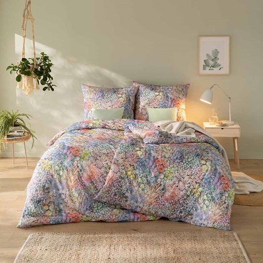 Estella Interlock Jersey Bettwäsche Rosalie 6351-985 Blumen 135x200