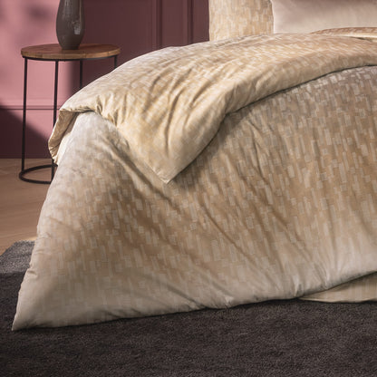 Estella Interlock Jersey Bettwäsche Viktor 6369-320 Karamel 135x200