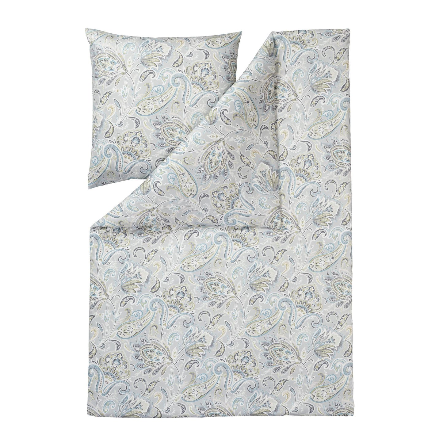 Estella Interlock Jersey Bettwäsche Milano 6373-820 silber 135x200