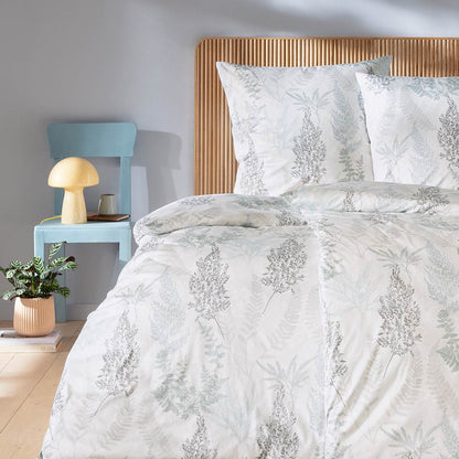 Estella Interlock Jersey Bettwäsche Hedi 6389-614 eisblau grau 135x200