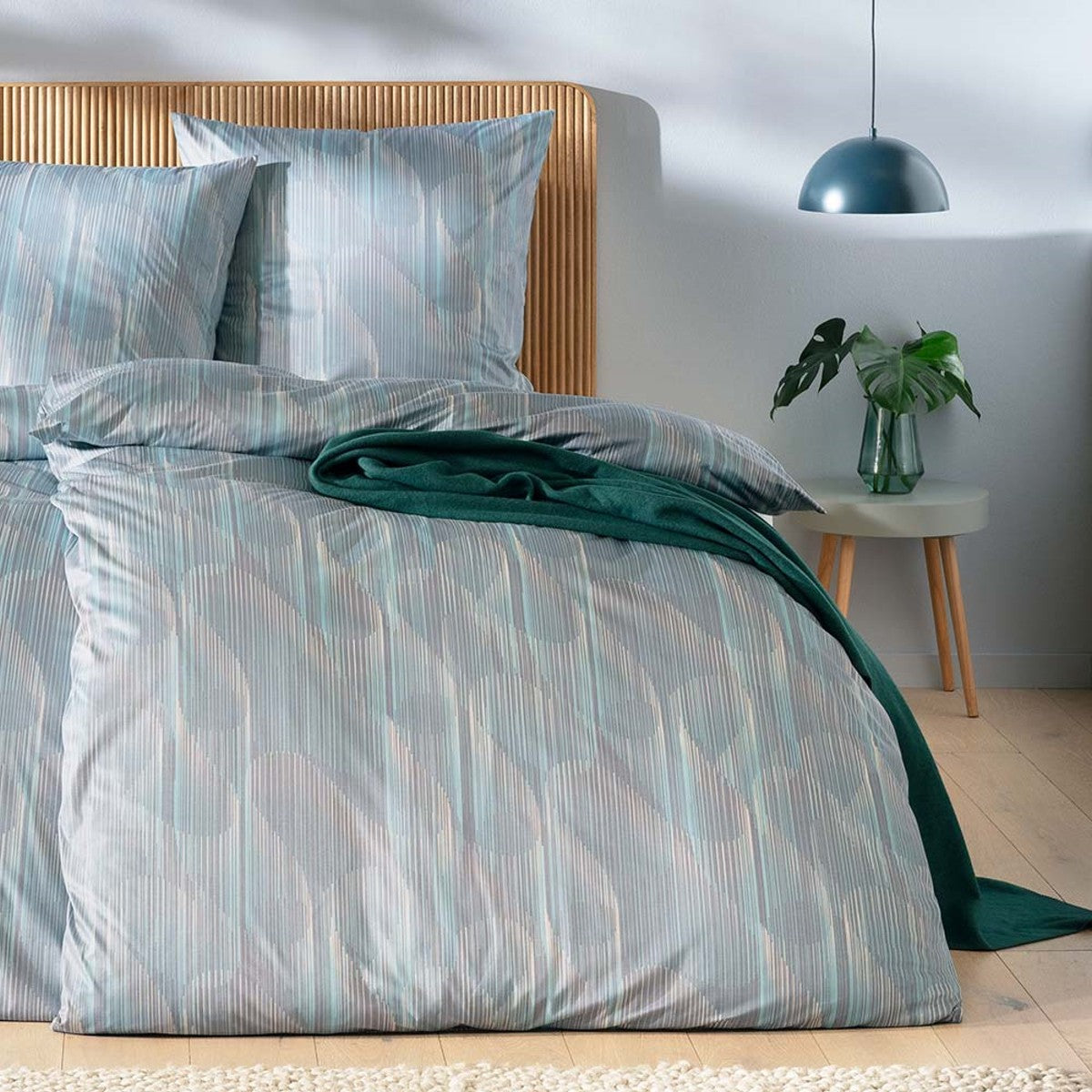 Estella Interlock Jersey Bettwäsche Leon 6390-840 graphit 135x200
