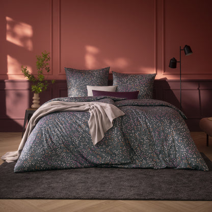 Estella Interlock Jersey Bettwäsche Aline 6391-810 Anthrazit 135x200