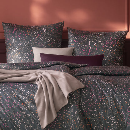 Estella Interlock Jersey Bettwäsche Aline 6391-810 Anthrazit 135x200