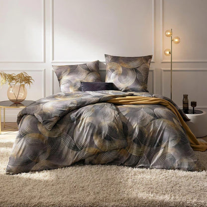Estella Interlock Jersey Bettwäsche Toni 6505-920 anthrazit 155x220