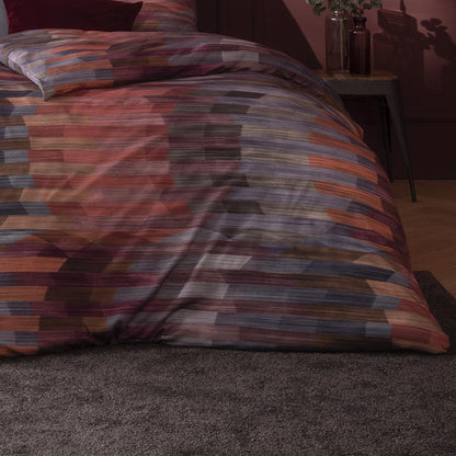 Estella Interlock Jersey Bettwäsche Auri 6511-395 Abendrot 135x200