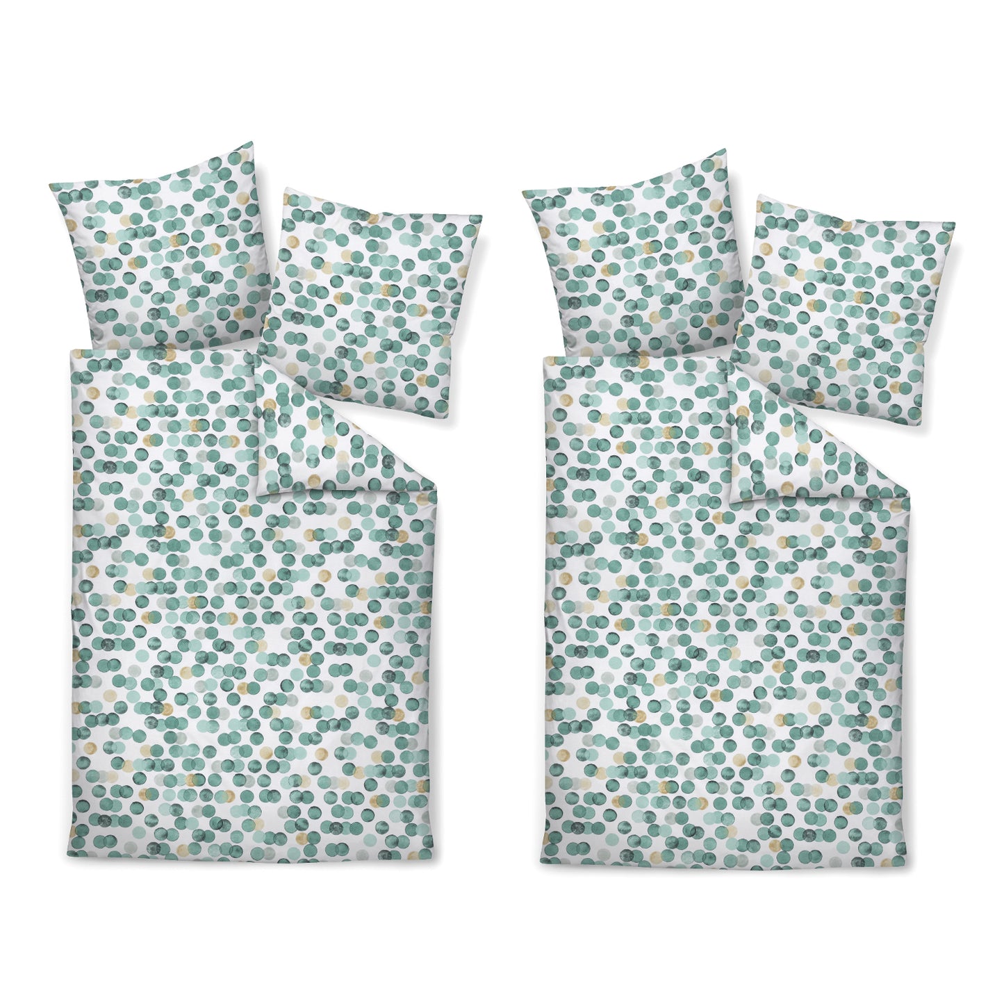 4 tlg. Janine Feinbiber Bettwäsche Davos 65176-06 Punkte 135x200