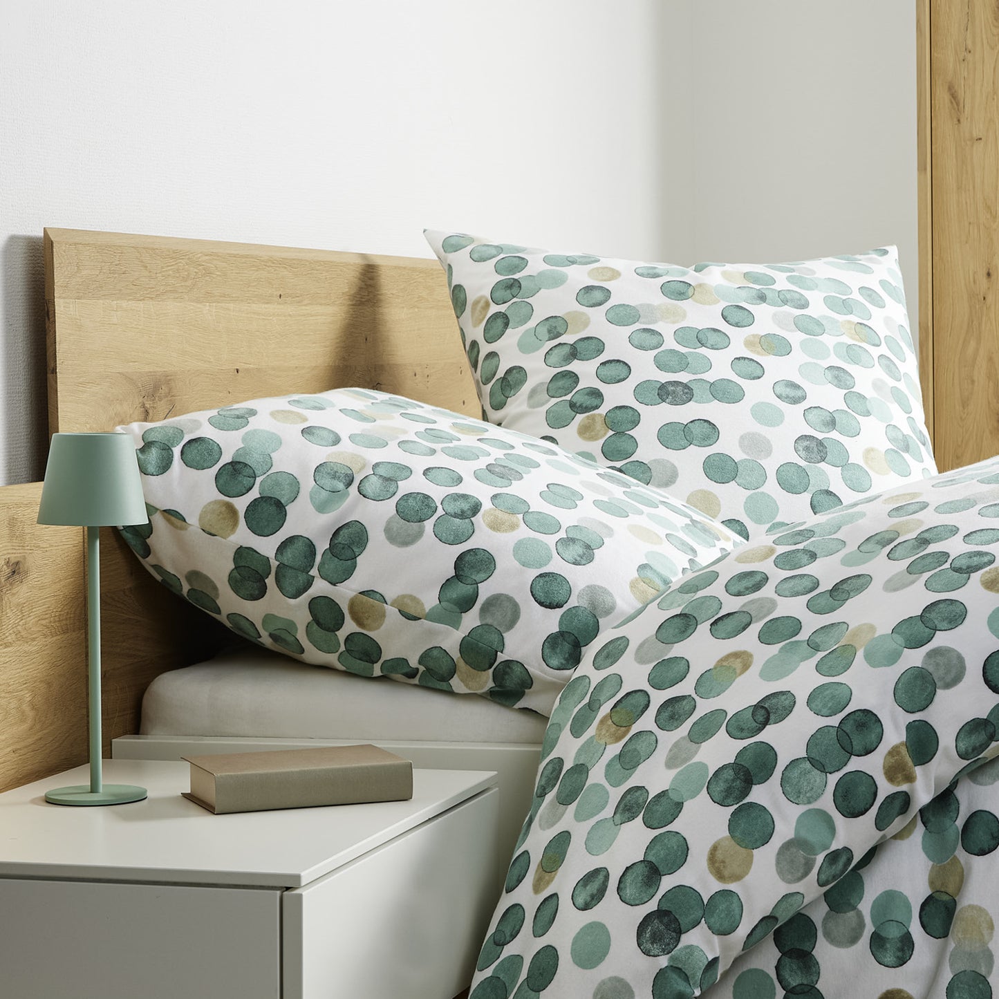 4 tlg. Janine Feinbiber Bettwäsche Davos 65176-06 Punkte 135x200