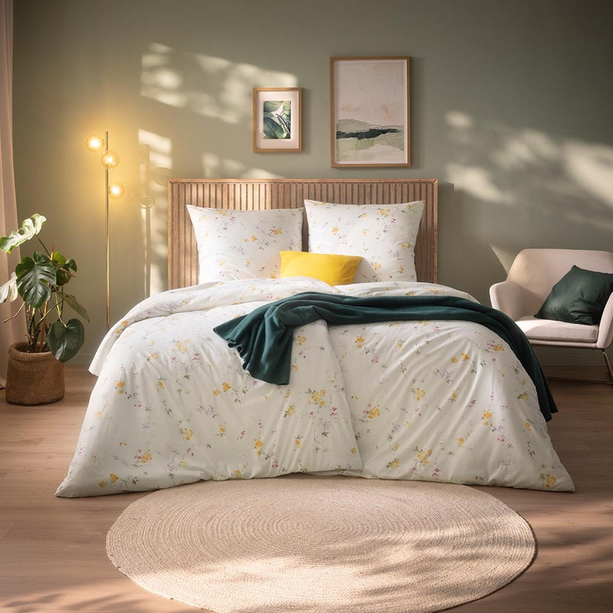 Estella Interlock Jersey Bettwäsche Cassandra 6528-360 orange 135x200