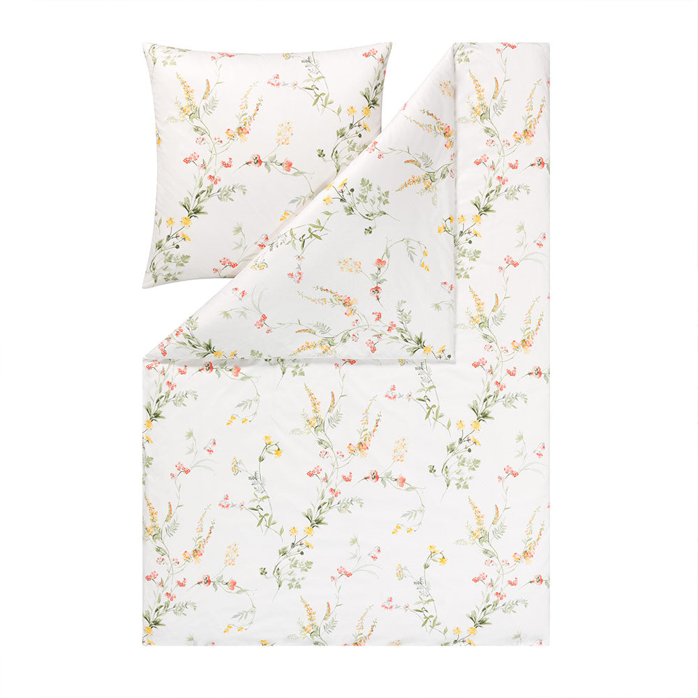 Estella Interlock Jersey Bettwäsche Tanja 6531-710 gelb floral 135x200