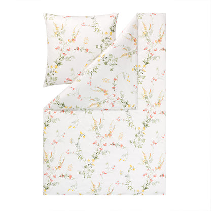 Estella Interlock Jersey Bettwäsche Tanja 6531-710 gelb floral 135x200