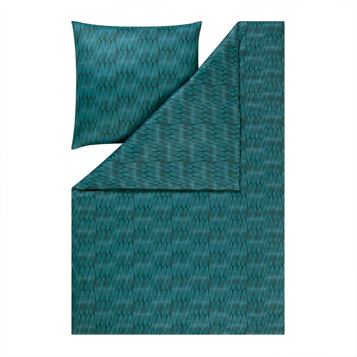 Estella Interlock Jersey Bettwäsche Markus 6532-050 petrol 135x200