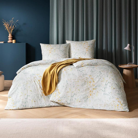 Estella Interlock Jersey Bettwäsche Nadine 6533-530 grün 135x200