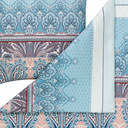 Estella Interlock Jersey Bettwäsche Carmen 6548-630 bleu 135x200