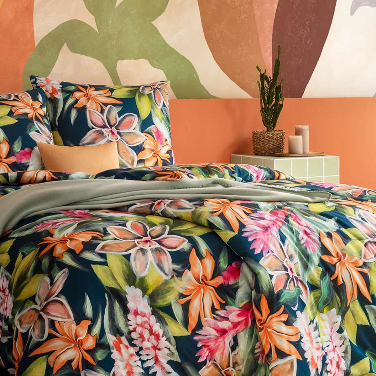 Estella Interlock Jersey Bettwäsche Miriam 6551-985 multicolor 135x200