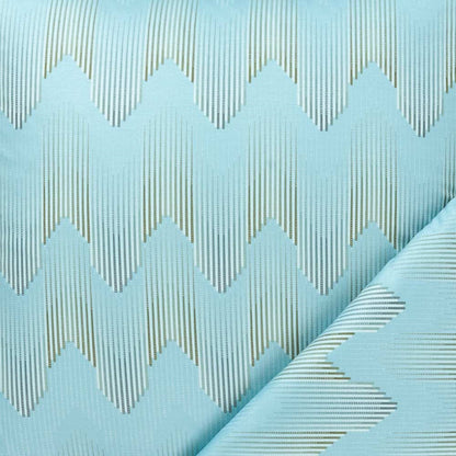 Estella Interlock Jersey Bettwäsche Cielo 6613-640 azur grau 135x200