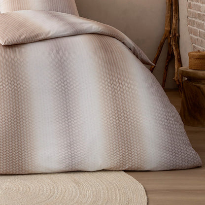 Estella Interlock Jersey Bettwäsche Caspian 6614-205 Streifen 135x200
