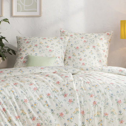 Estella Interlock Jersey Bettwäsche Cora 6626-985 Blumen 135x200