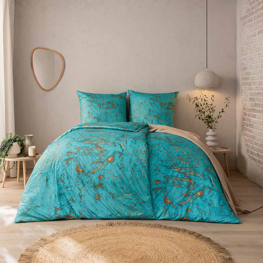 Estella Interlock Jersey Bettwäsche Raphael 6630-640 azur 135x200