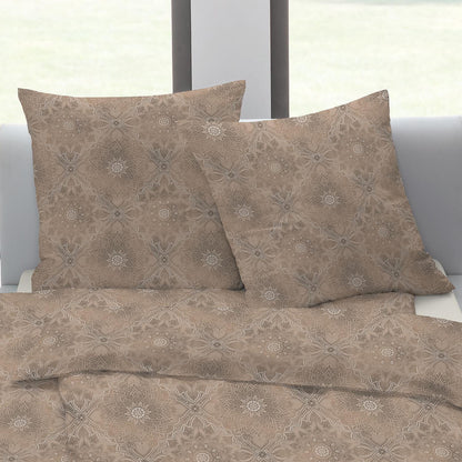 Estella Interlock Jersey Bettwäsche Amalie 6893-385 Schoko 135x200