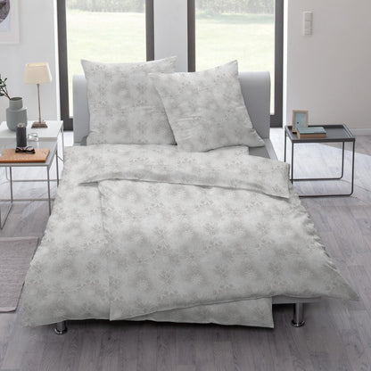 Estella Interlock Jersey Bettwäsche Amalie 6893-915 Platin 135x200