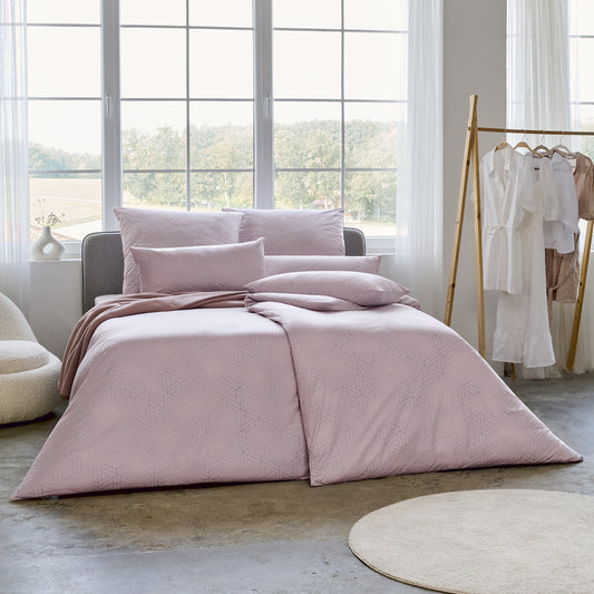 Estella Interlock Jersey Bettwäsche Pippa 6898-70 Rosenholz 135x200