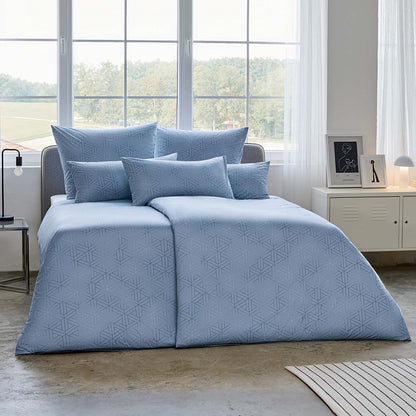 Estella Interlock Jersey Bettwäsche Pippa 6898-610 taube 135x200