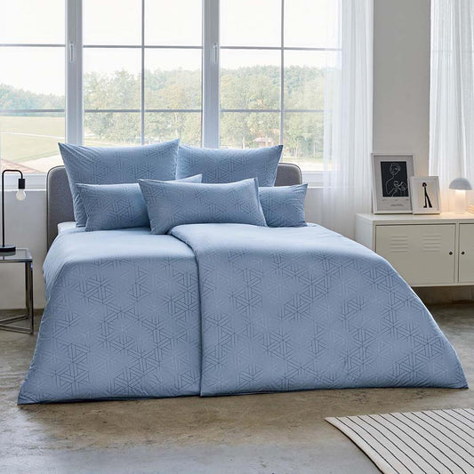 Estella Interlock Jersey Bettwäsche Pippa 6898-610 taube 135x200