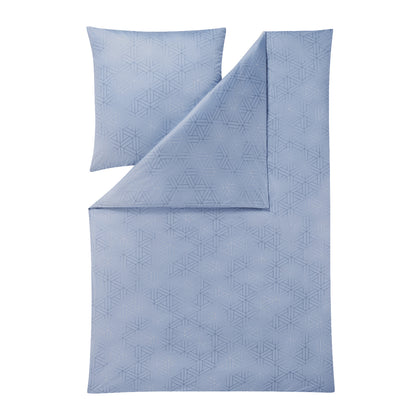 Estella Interlock Jersey Bettwäsche Pippa 6898-610 Taubenblau 135x200