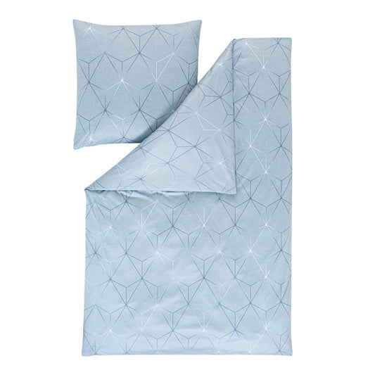 Estella Interlock Jersey Bettwäsche Kian 6930-610 taube 135x200