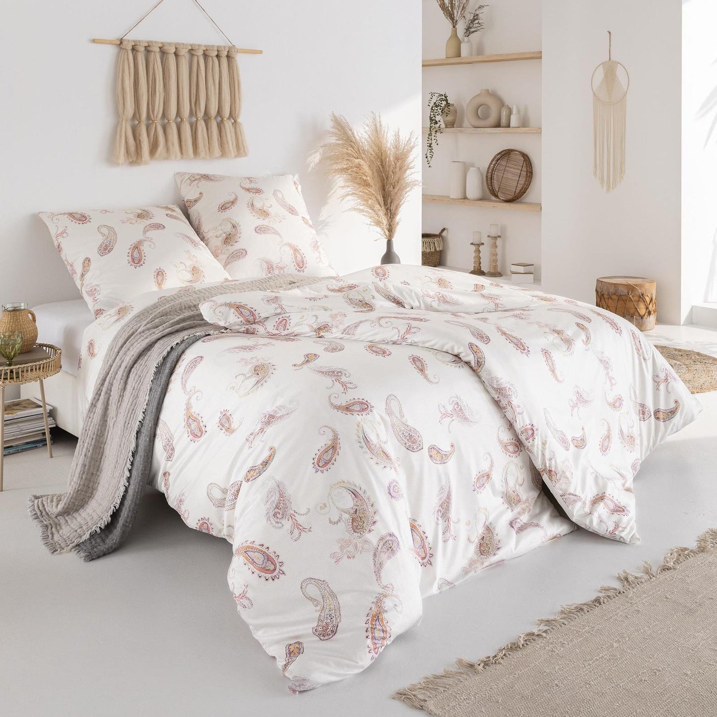 Estella Interlock Jersey Bettwäsche Valeria 6951-370 Paisley 135x200